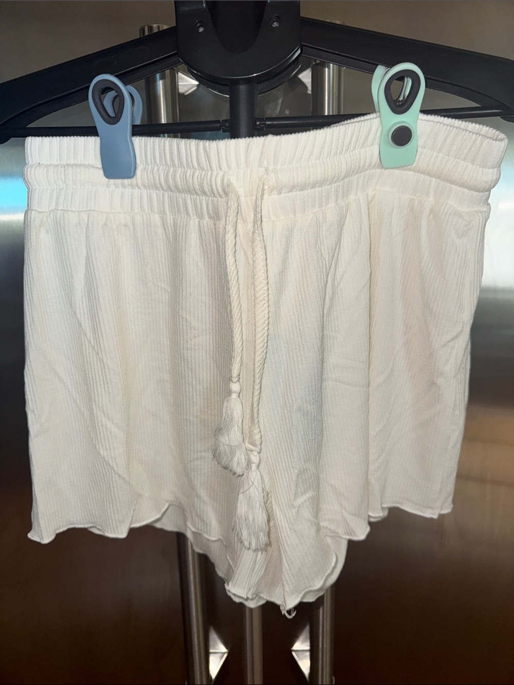Elan Sensea Women's Cream Drawstring Lounge Shorts